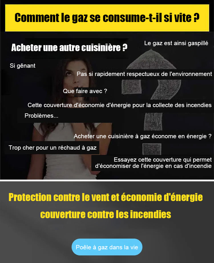 Energisparande filt till gasspis för hushållsbruk