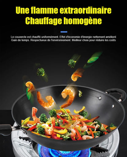 Energisparande filt till gasspis för hushållsbruk