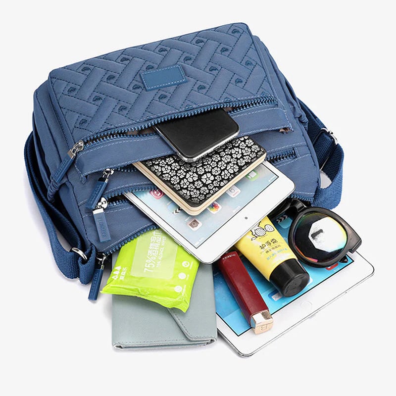 Nylon axelväska korsväska