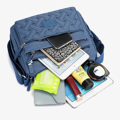 Nylon axelväska korsväska